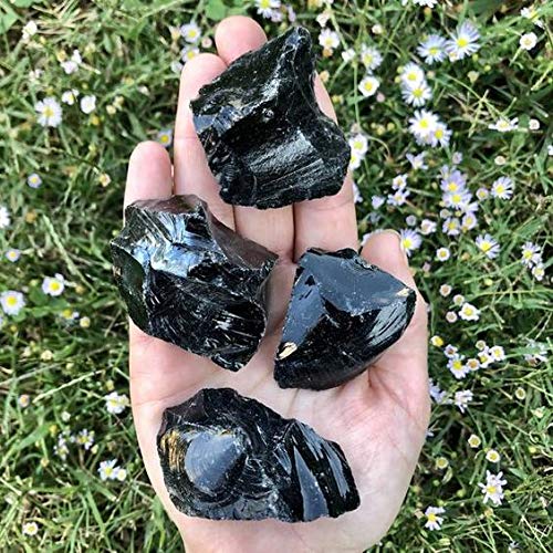 Zenkeeper Black Obsidian meditation stones for grounding and focus.