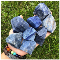 Zenkeeper blue aventurine closeup azure teal hues for mindful ambiance