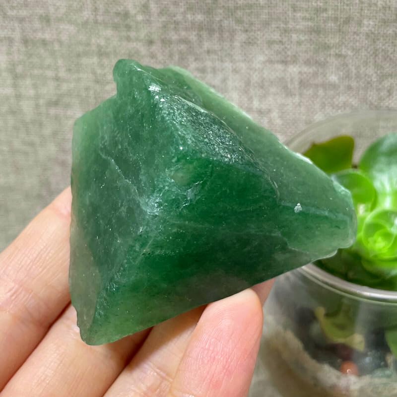 Zenkeeper Green Strawberry Crystal ready for jewelry making and decorative accents.