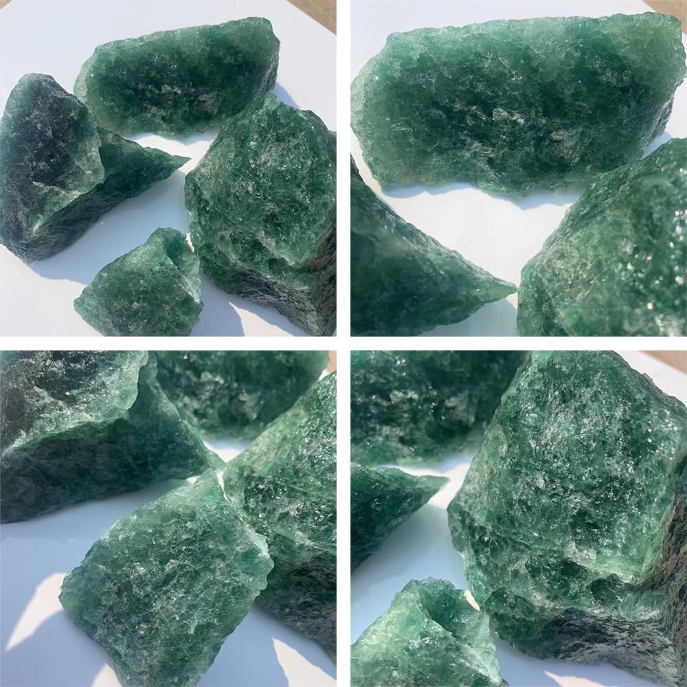 Zenkeeper Green Strawberry Crystal used as sculpture accent, inspiring calm creativity.