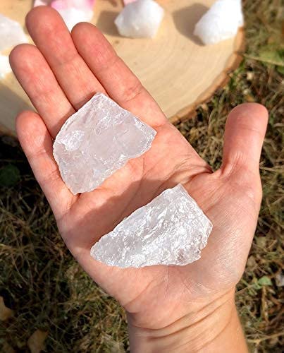 Zenkeeper large raw quartz chunks ideal for crystal grids and decor.