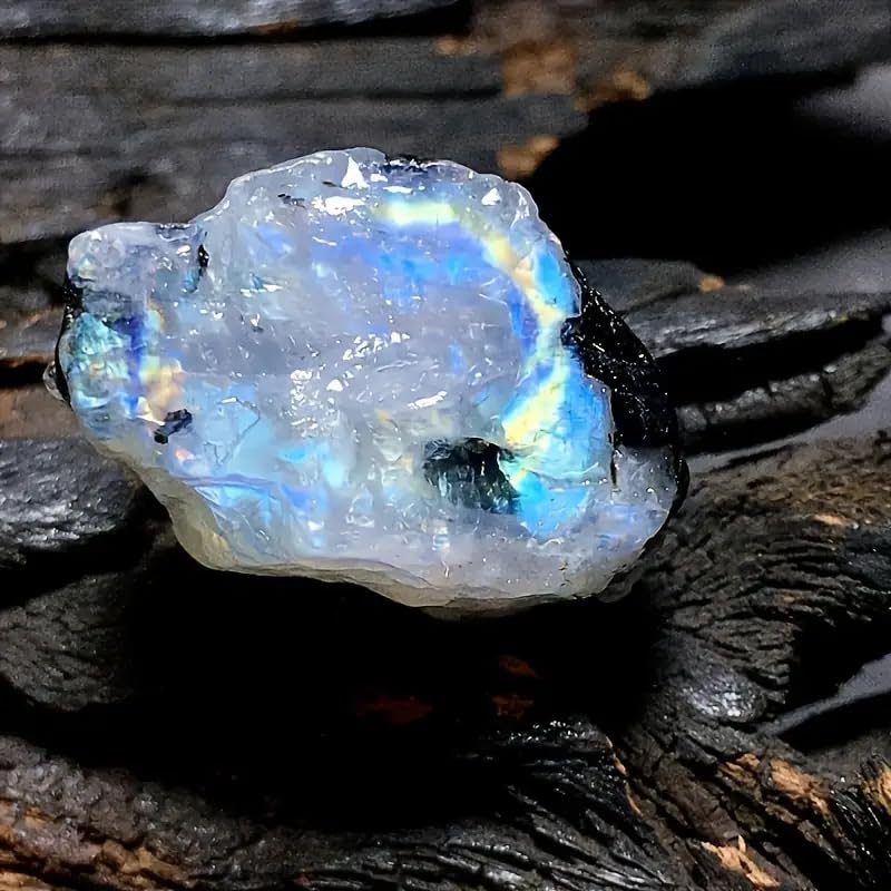 Zenkeeper Moonstone 1 lb pack displayed as a raw crystal collection