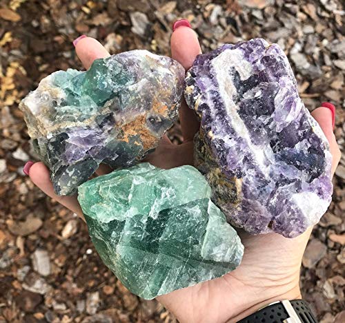 Zenkeeper rainbow fluorite gemstone adds color and calming ambiance.