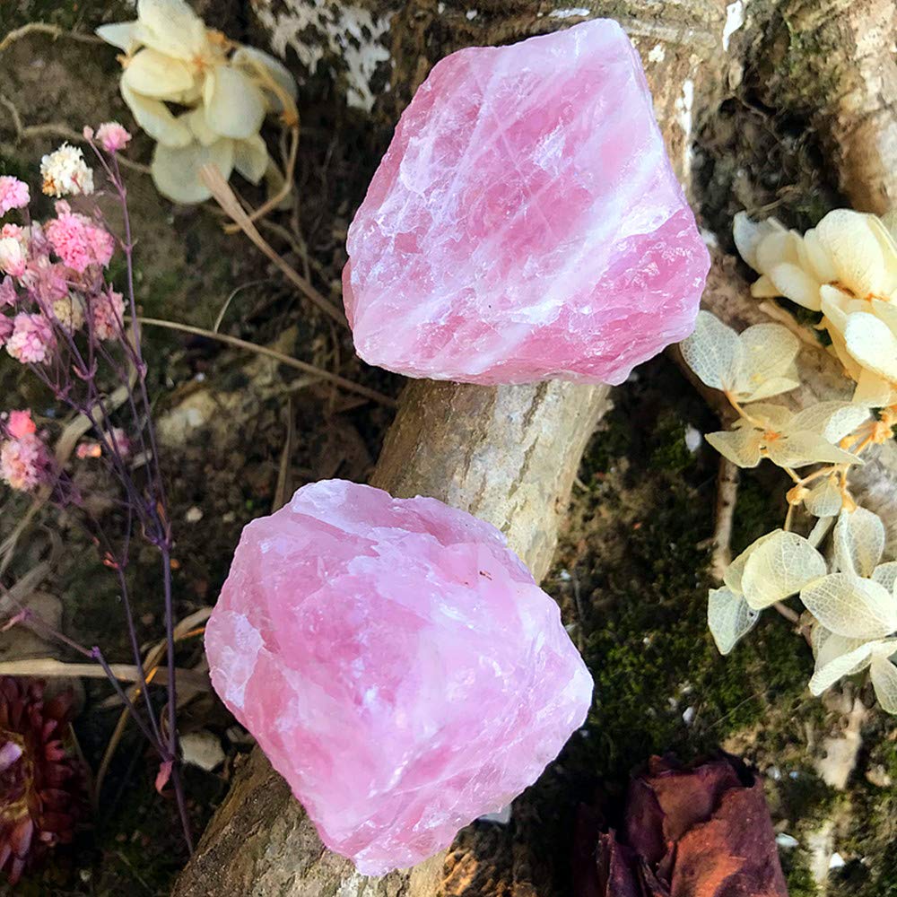 Zenkeeper rose quartz bulk pack with varied stones ideal for tumbling and DIY uses