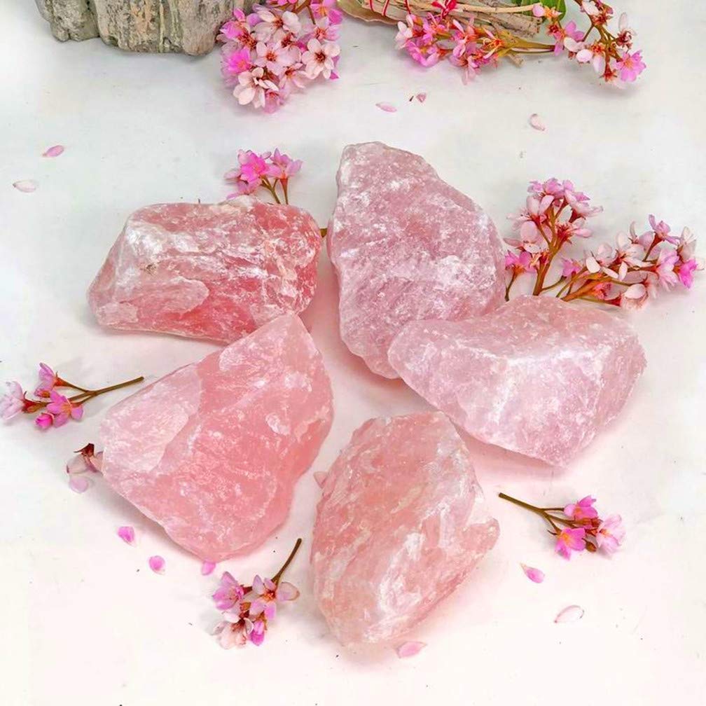 Zenkeeper rose quartz closeup highlighting pink hue ideal for tumbling and polishing projects