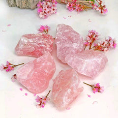 Zenkeeper rose quartz closeup highlighting pink hue ideal for tumbling and polishing projects