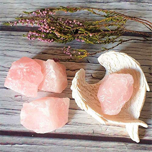 Zenkeeper rose quartz polished edge ready for wire wrapping and jewelry making