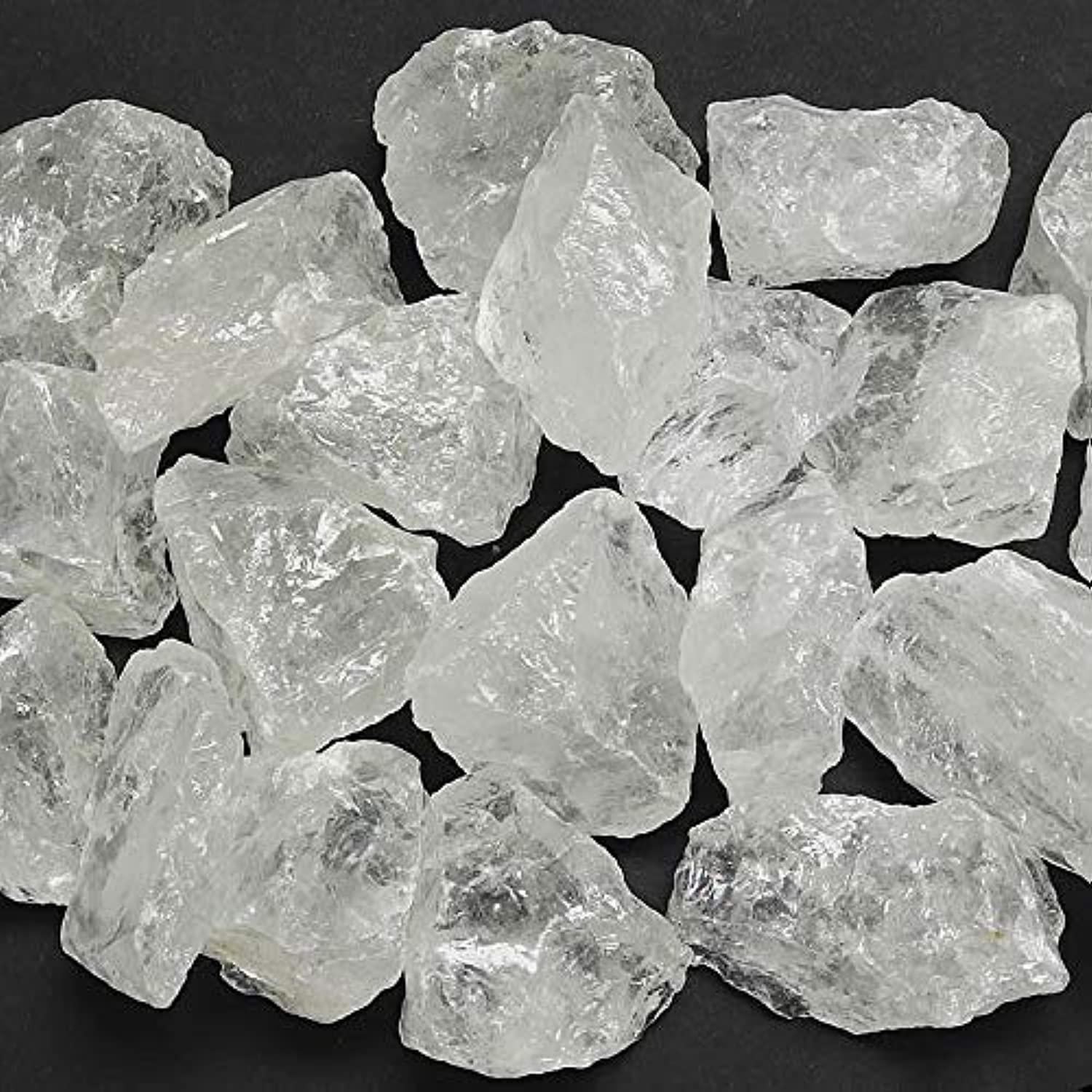 Zenkeeper rough clear quartz bulk for meditation and energy amplification.