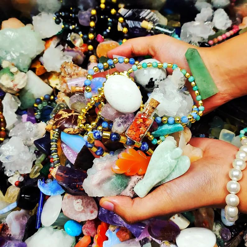 Zenkeeper tigers-eye and blue-quartz stones for focus.