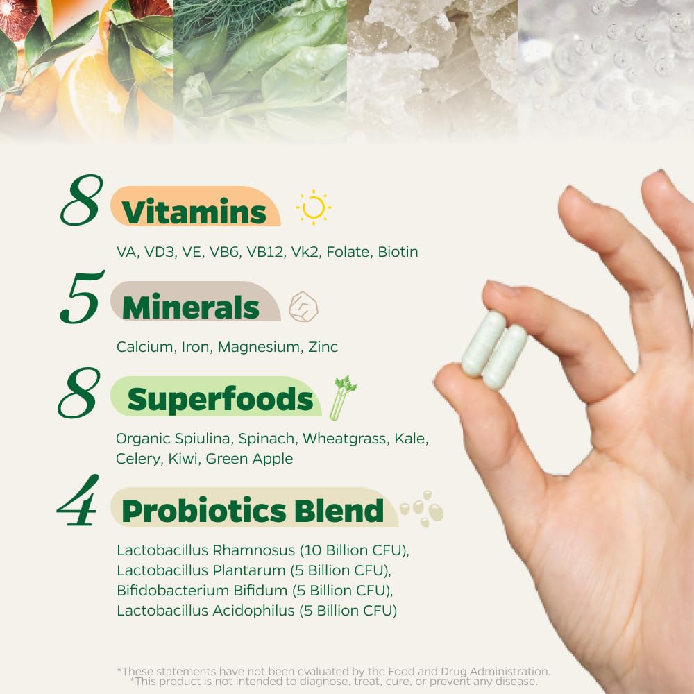 Zenkgo probiotics bottle highlighting gut health and immune support.