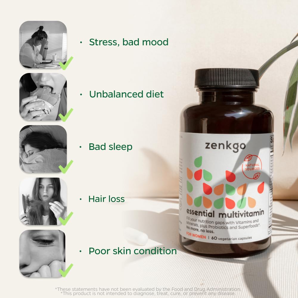 Zenkgo vitamins and minerals tablets support bones, skin, and nails.