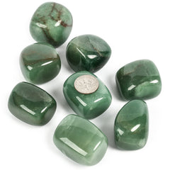 Shiny irregular aventurine pieces ideal for Wicca, Reiki, and grids.