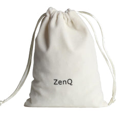 ZenQ drawstring gift bag included with rose quartz stones