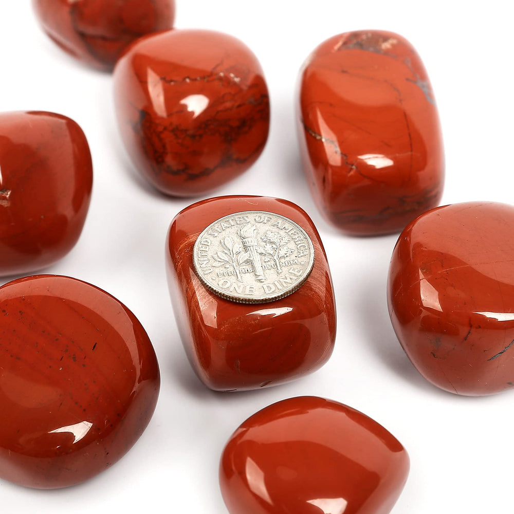 ZenQ red jasper from South Africa, authentic natural energy stones