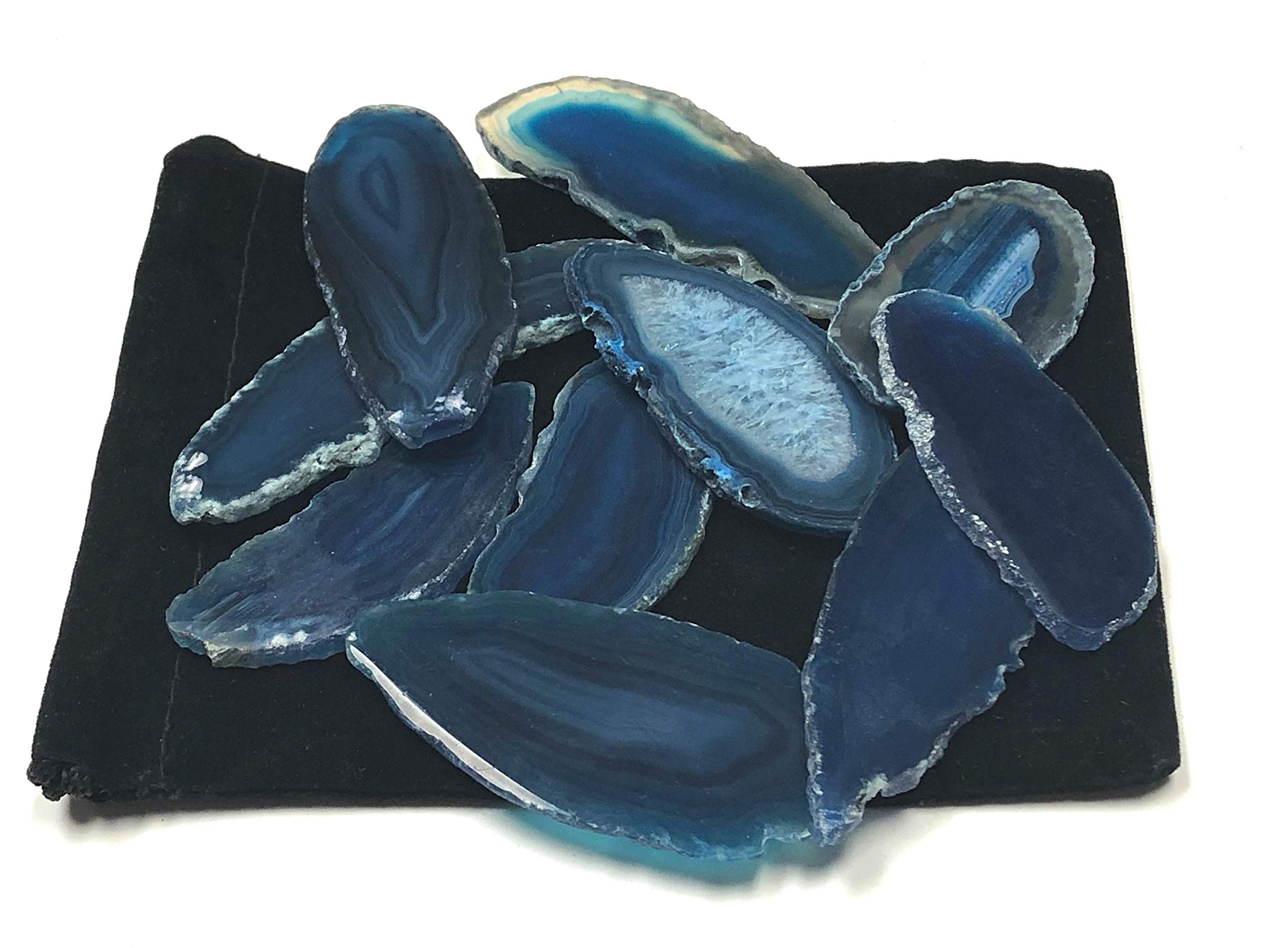 Zentron blue agate slice from the collection for gifting ideas.