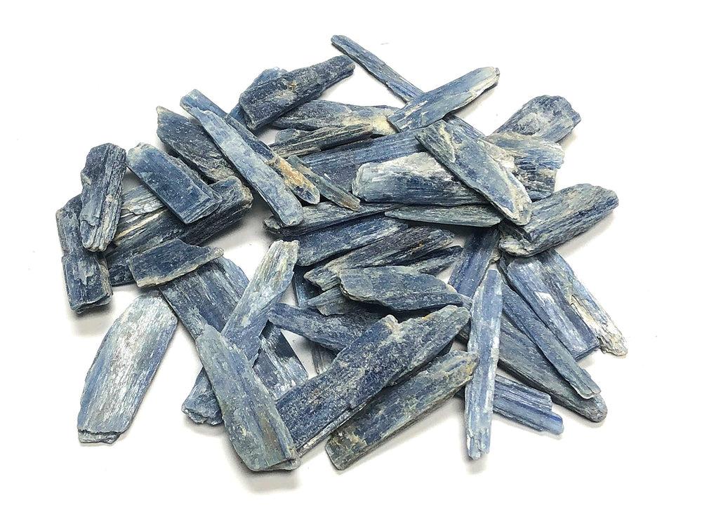 Zentron Crystal Collection rough blue kyanite stone for lapidary and jewelry design