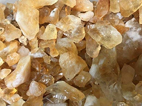 Zentron Crystal Collection Rough Citrine closeup shows natural crystals for decor.