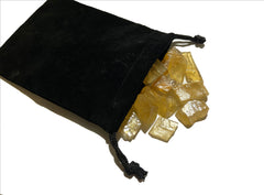 Zentron rough honey calcite 1-2 inch piece, great for cabbing and jewelry.