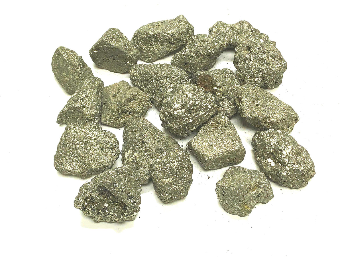 Zentron Crystal Collection pyrite rough 1-inch pieces ideal for jewelry making
