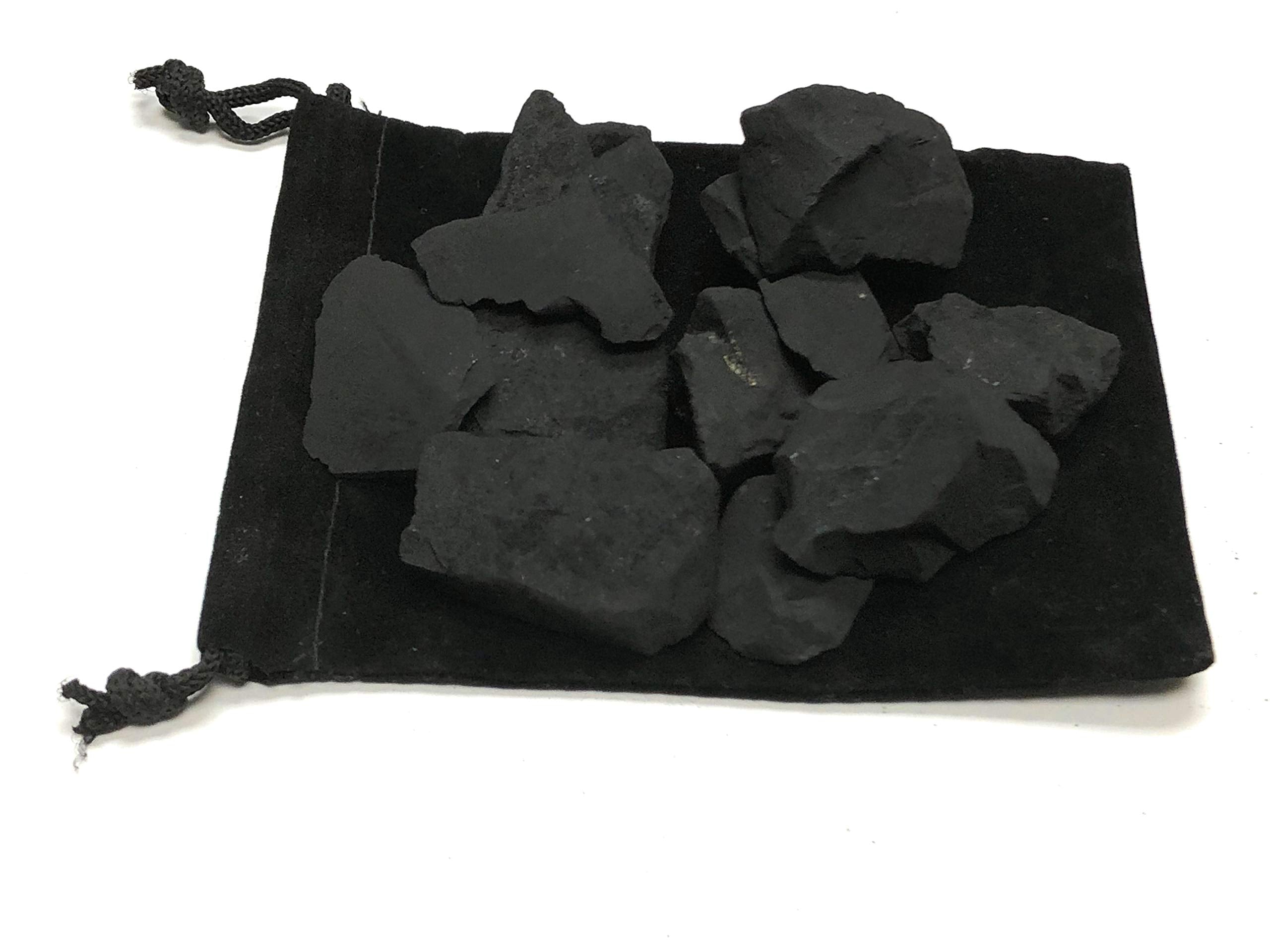 Zentron Crystal Collection rough shungite 1lb stones suitable for tumbling and jewelry