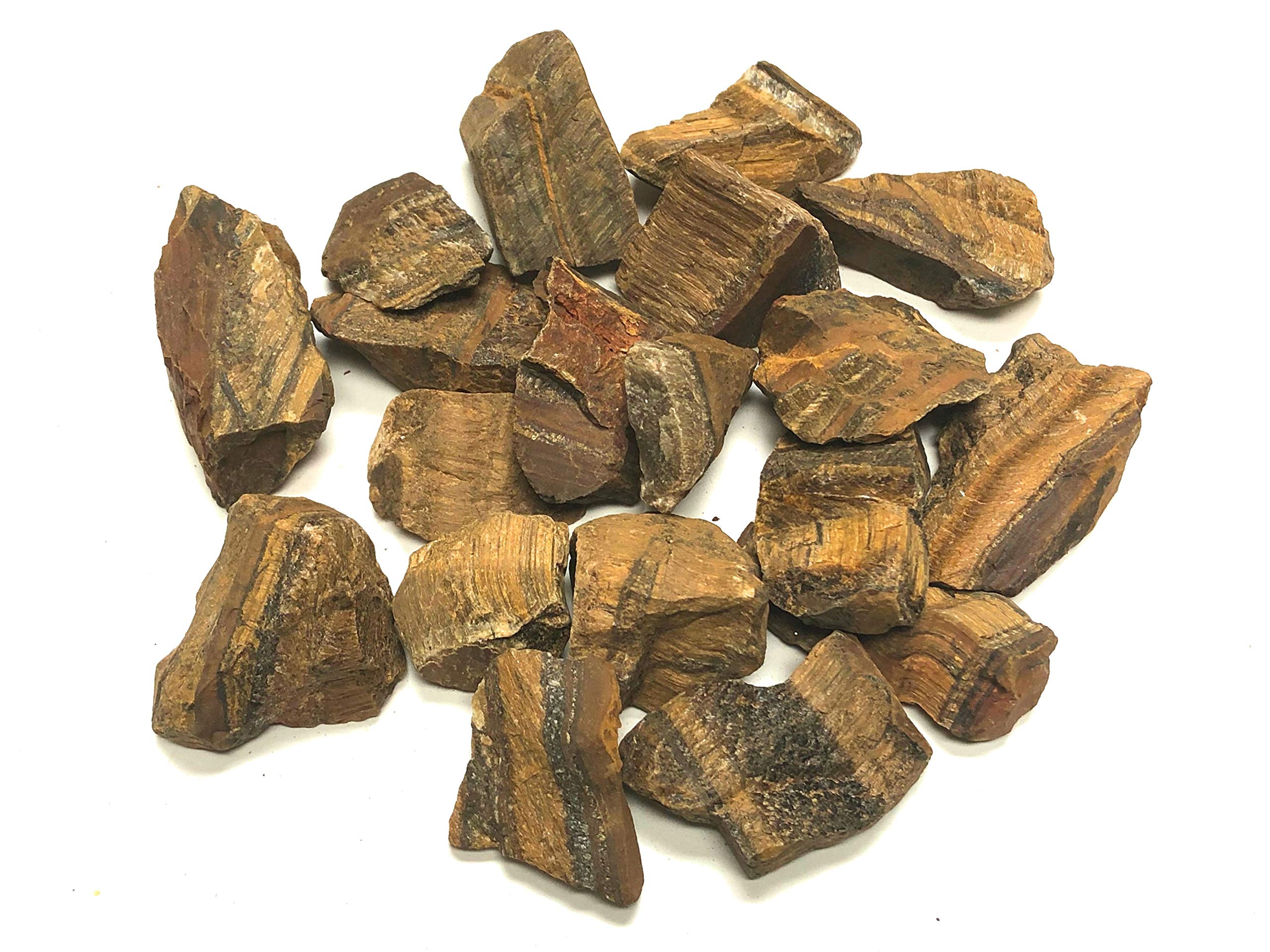 Zentron Crystal Collection Golden Tiger Eye rough stones for polishing and cabbing
