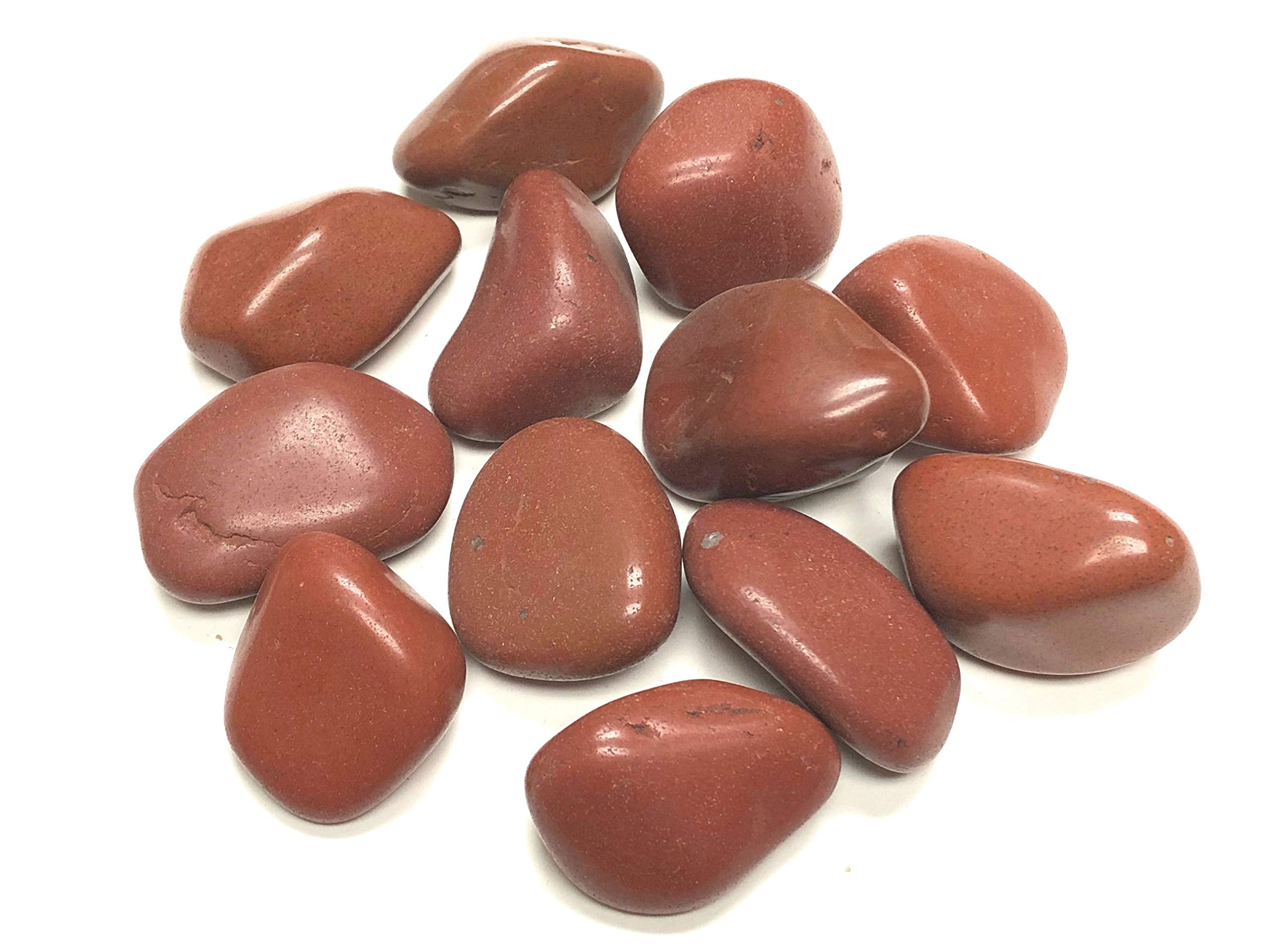 Zentron Red Jasper tumbled stones ideal for jewelry making or lapidary