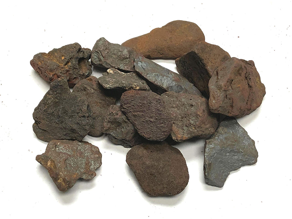 Zentron hematite stones for tumbling and lapidary work, perfect for shaping and finishing.