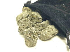 Zentron pyrite close-up shows natural facets for statement cabochons and decor.