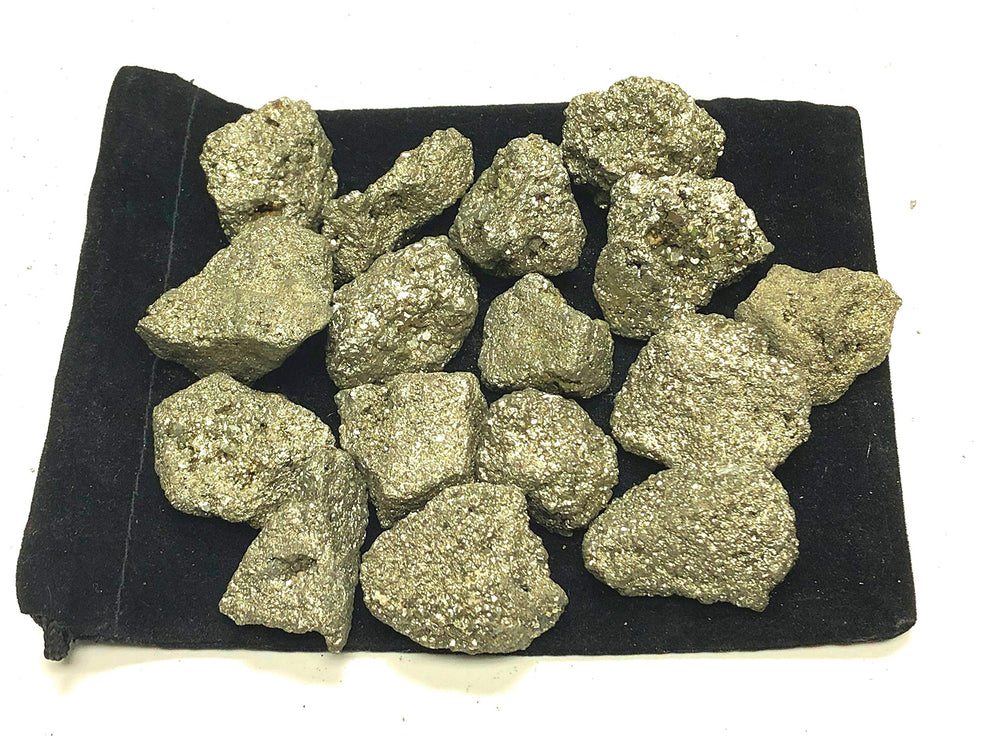 Zentron pyrite stones offer sparkling accents in jewelry and craft projects.