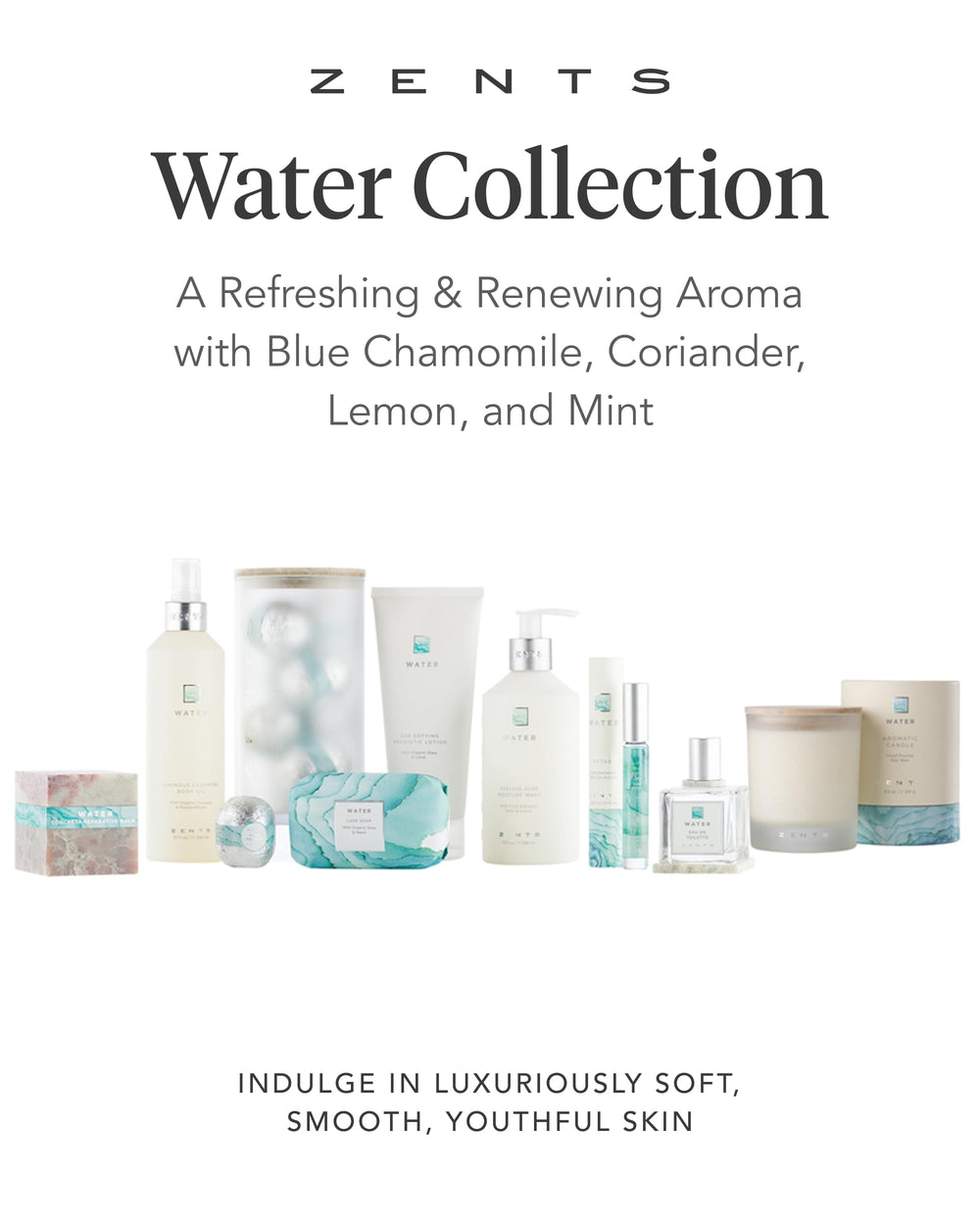 Zents Water candle packaging showcases sustainable design