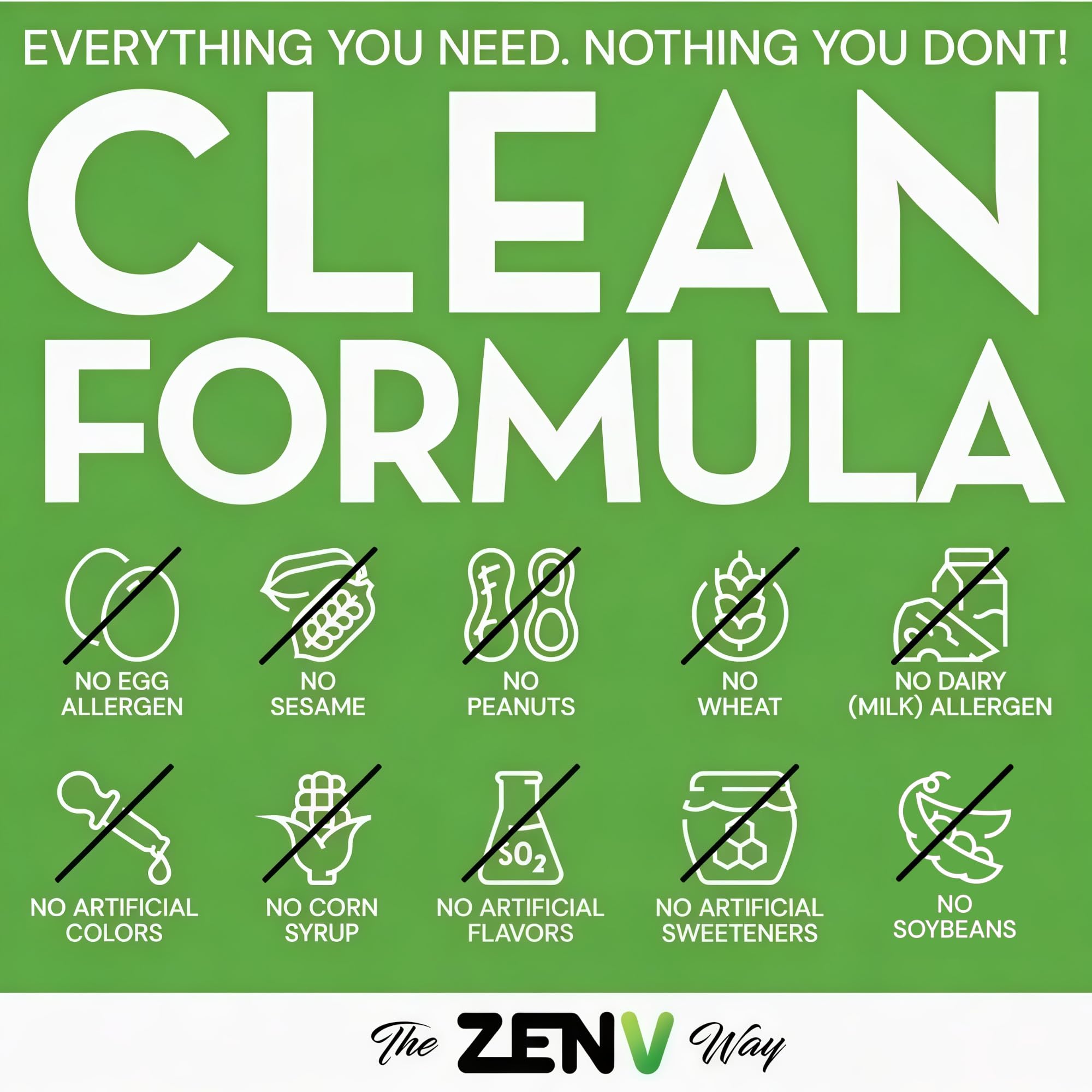 ZENV 15 Day Cleanse capsules close-up showing plant-based formula.