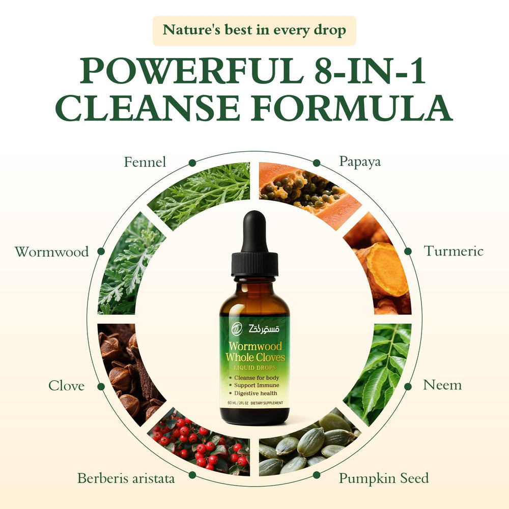 ZENVIVIAN Herbal digestive blend close-up with pumpkin seed and fennel