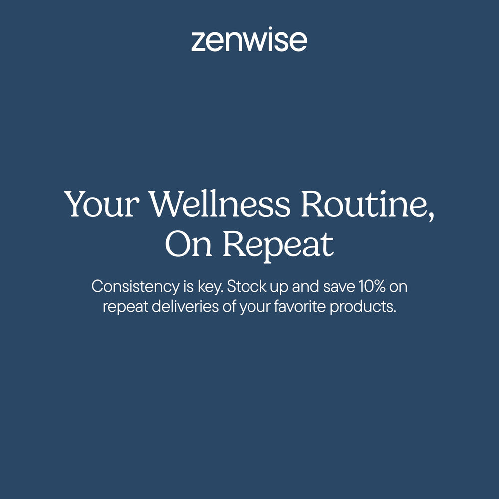 Zenwise Health Digestive Enzymes bottle in packaging to convey portability for travel