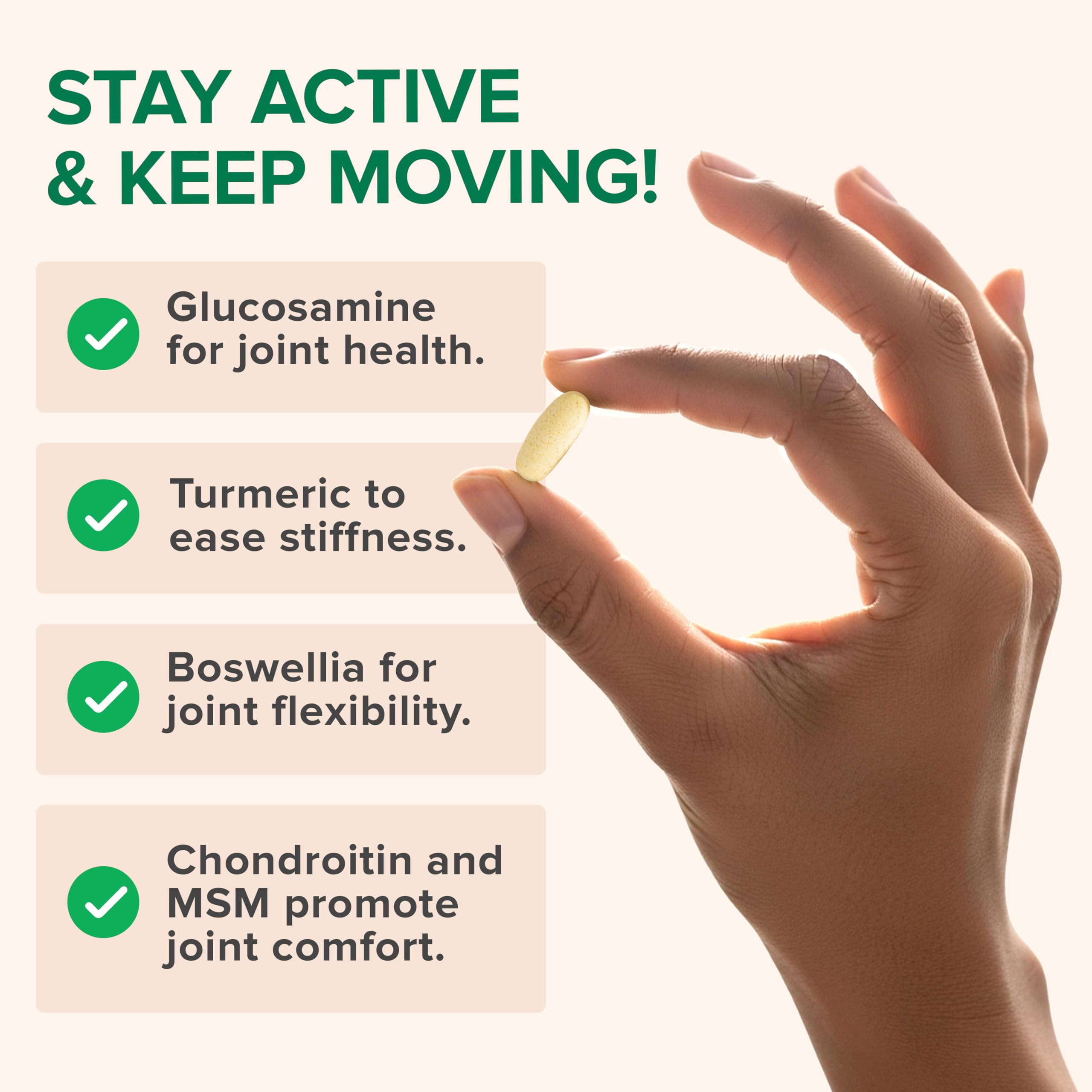 Zenwise Health Joint Support packaging photo emphasizing sustainable sourcing.