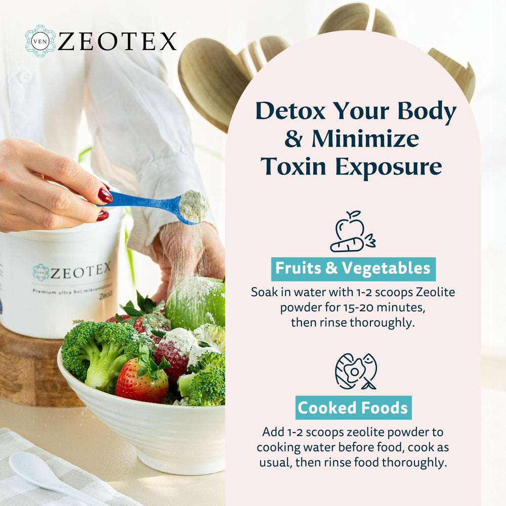 Zeotex DIY skin care mask using zeolite powder