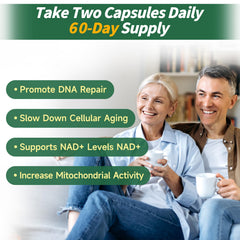 ZESTFLOW NAD Supplement label-detail muestra tecnología liposomal y suministro de 60 días