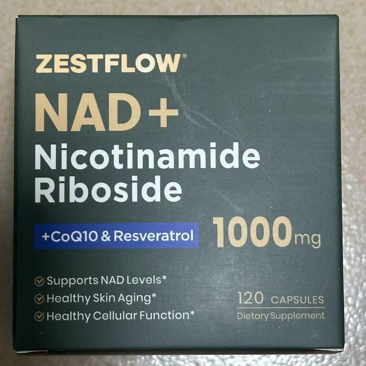 ZESTFLOW NAD Supplement men-women-use foto sugiere uso versátil para adultos
