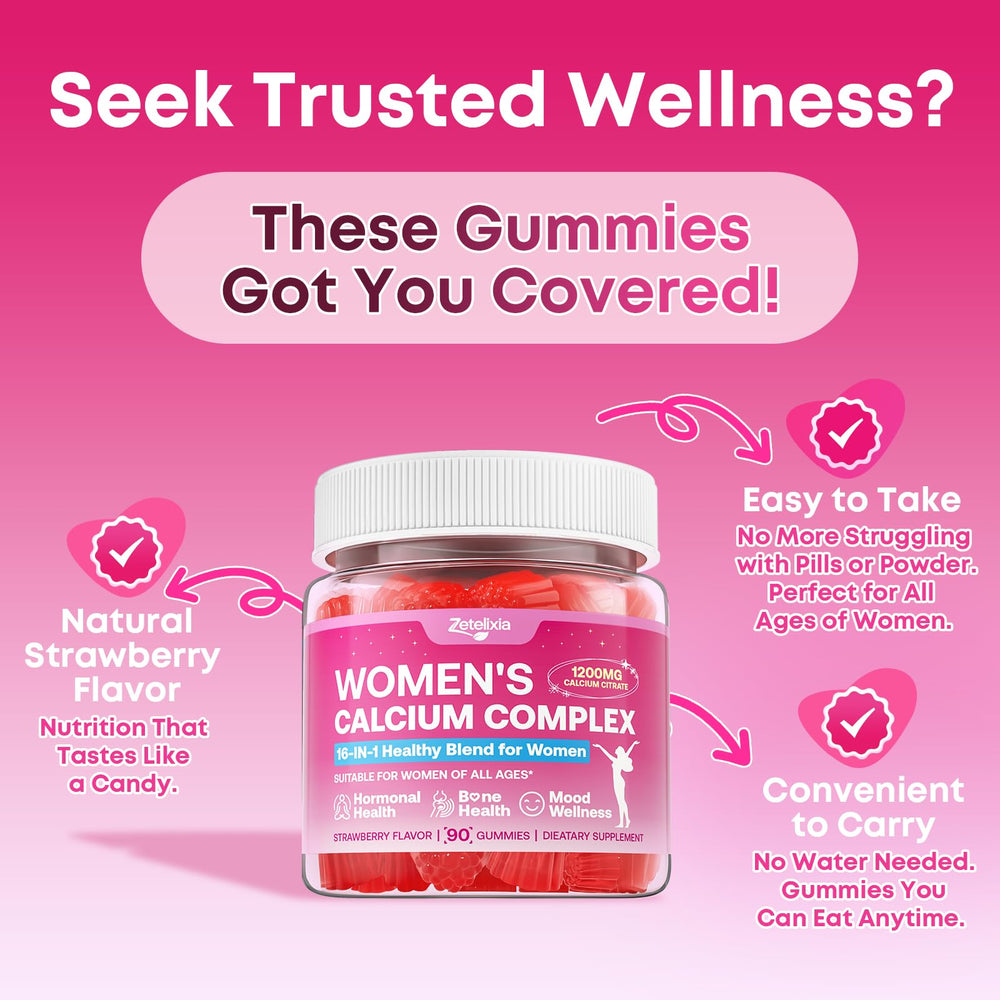 Zetelixia 90-count bottle makes daily wellness easy and convenient.