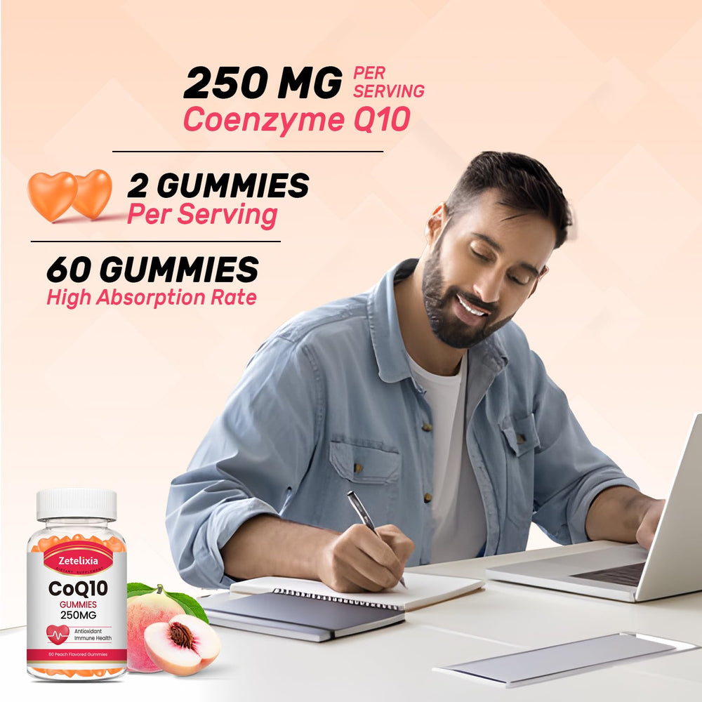Zetelixia CoQ10 gummies energy concept in daily use context