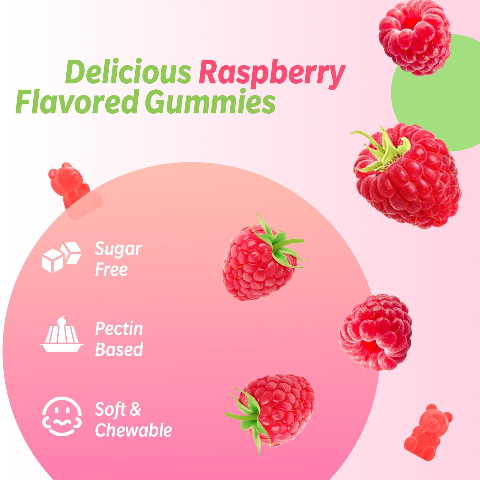 Zetelixia family-friendly gummies on table suitable for adults and kids