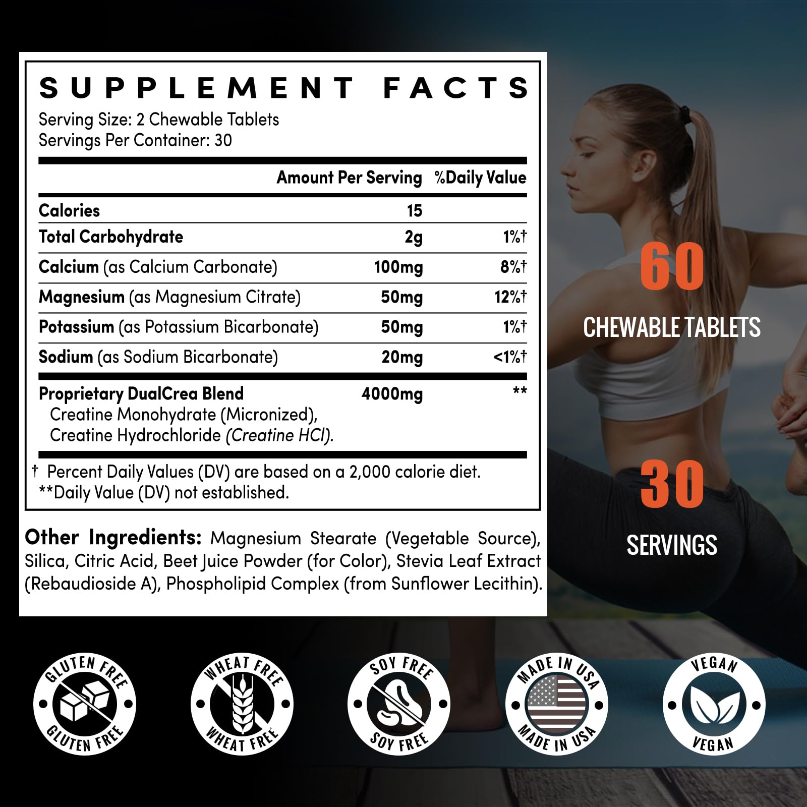 Zeylamum Creatine Chews tablets close-up for on-the-go strength