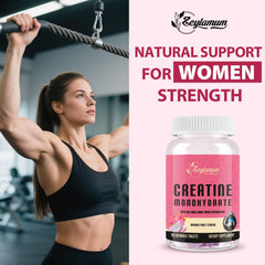 Zeylamum Creatine with BCAA collagen graphic highlights enhanced recovery
