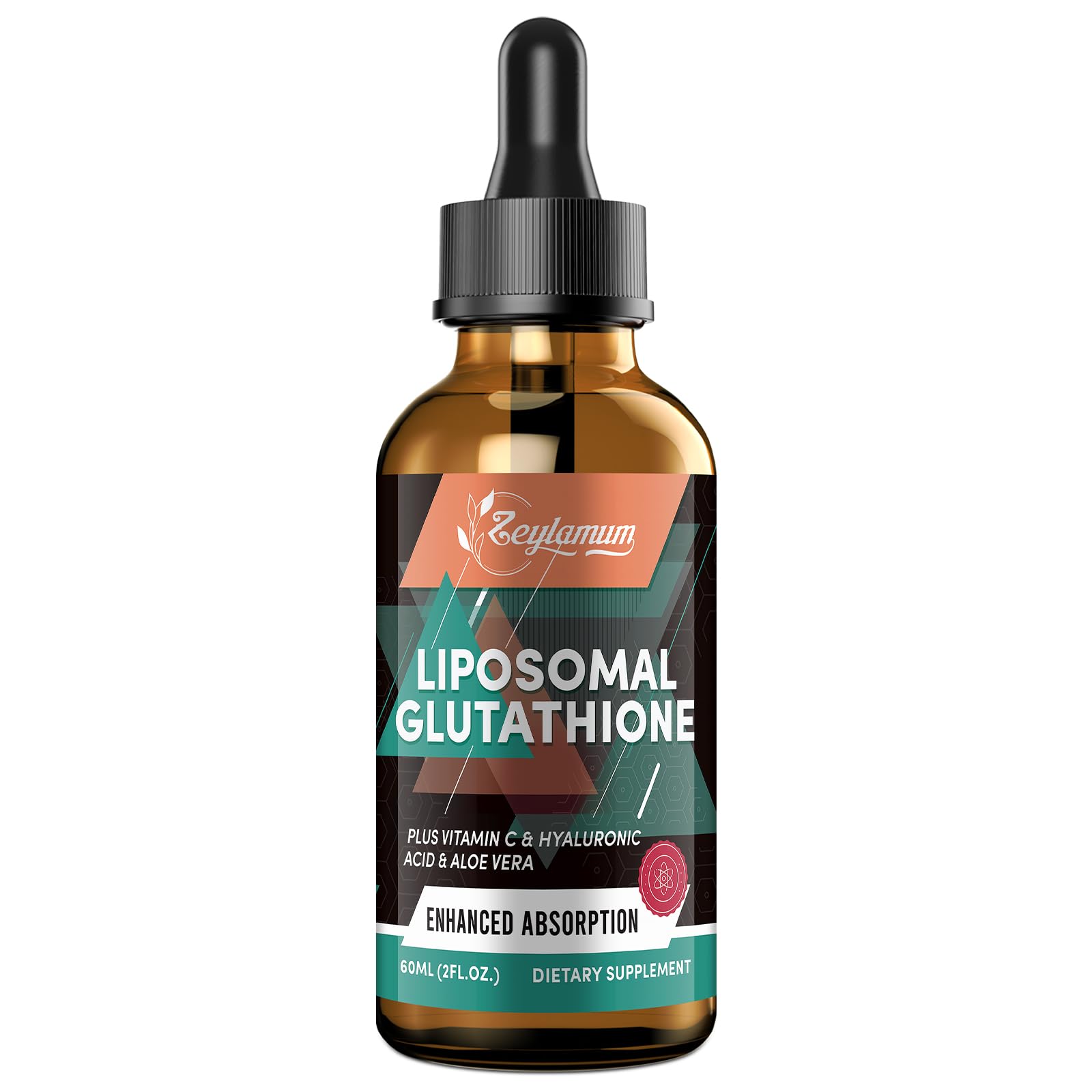Zeylamum liposomal glutathione bottle with dropper for daily use