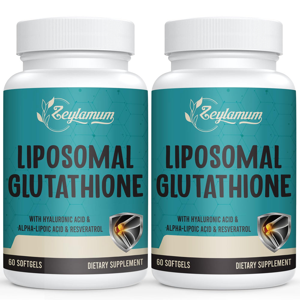 Zeylamum liposomal glutathione softgels bottle for high-dose antioxidant support