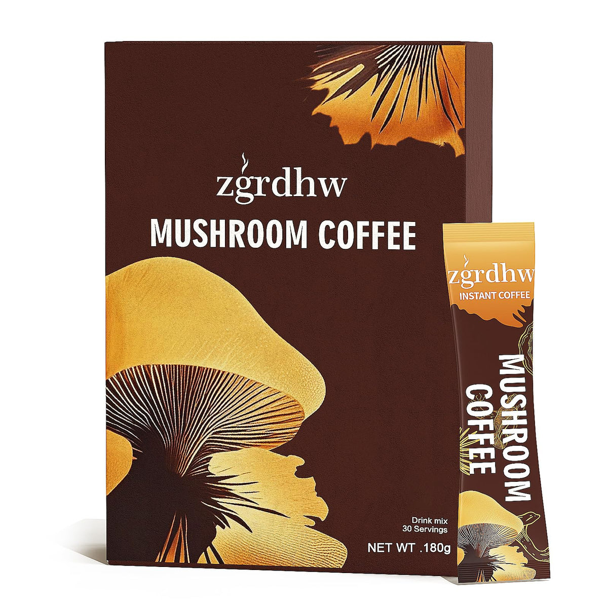 ZGRDHW Mushroom Coffee cordyceps sachet for quick, focused mornings