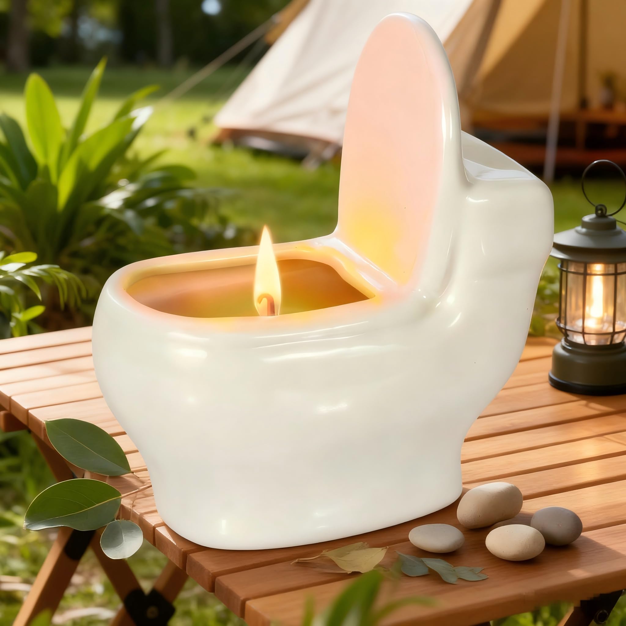 Zhanghe sandalwood aroma candle offers relaxing, earthy atmosphere for home offices and bedrooms.