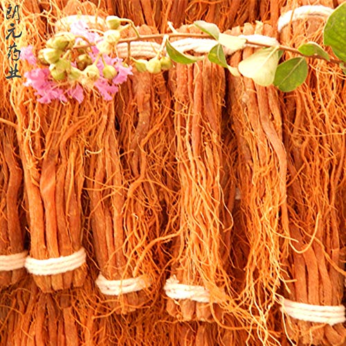 Close-up of Zhanyunmaoyi red ginseng slices ready to flavor soups