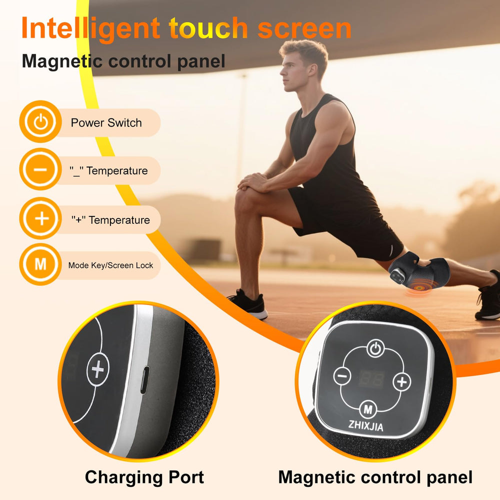 ZHIXJIA knee massage device in wireless operation for freedom of movement