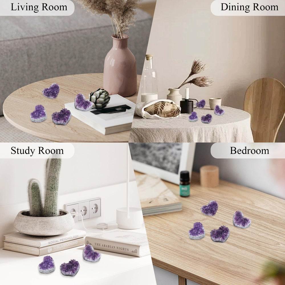 ZHIYUXI amethyst heart gift idea for loved ones on special occasions.