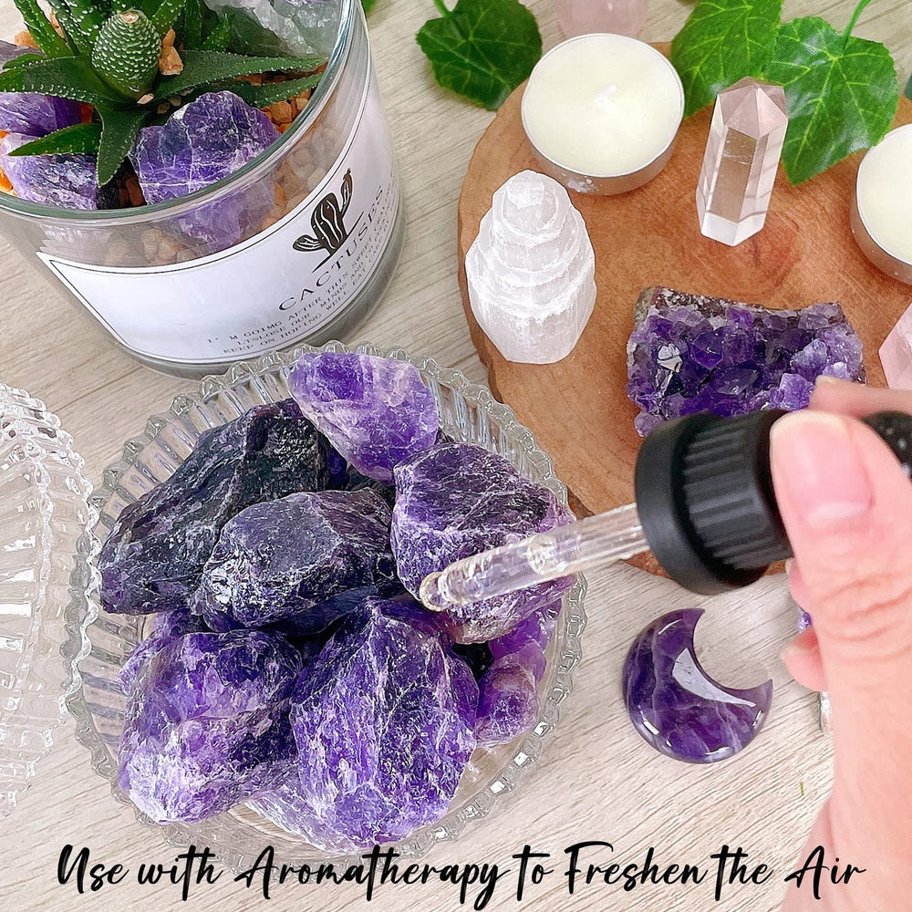 ZHIYUXI amethyst crystal rough for jewelry making and wire wrapping.